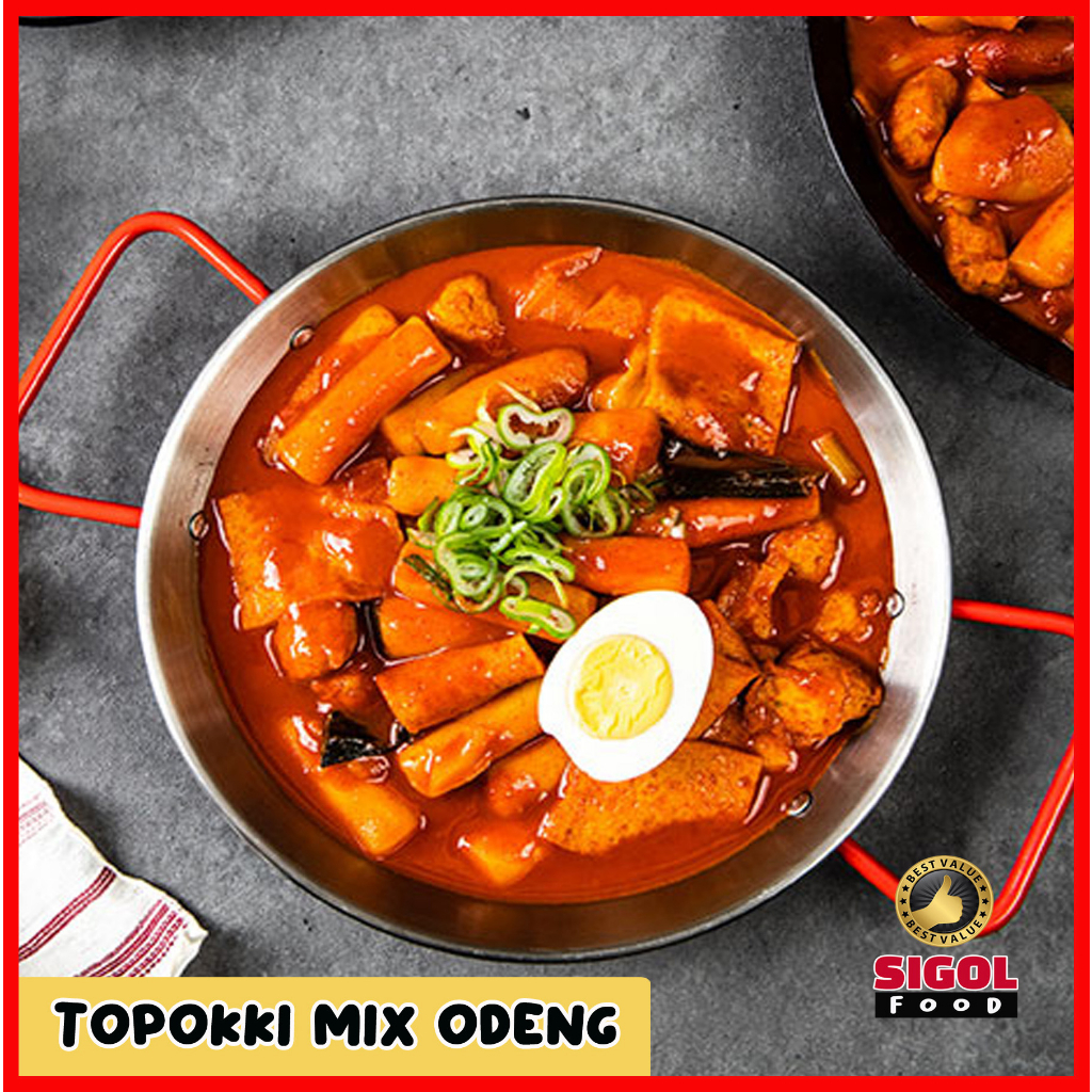 Topokki Mix Odeng- Dul Package 1kg- Topokki Odeng Bumbu Gochujang ...