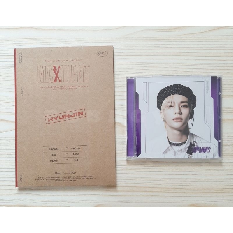 Stray KIDS SKZ ALBUM ONLY HYUNJIN VER JEWEL CASE ODD ODDINARY MAXIDENT