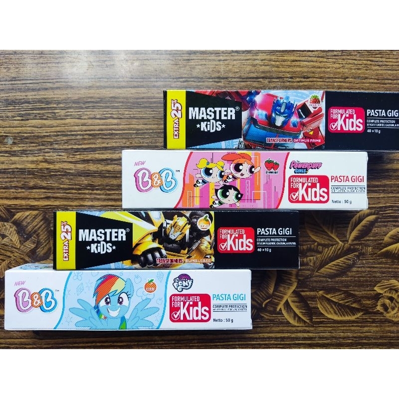 Master KIDS Children's Toothpaste 50gr B&B Children's Toothpaste 50gr ...