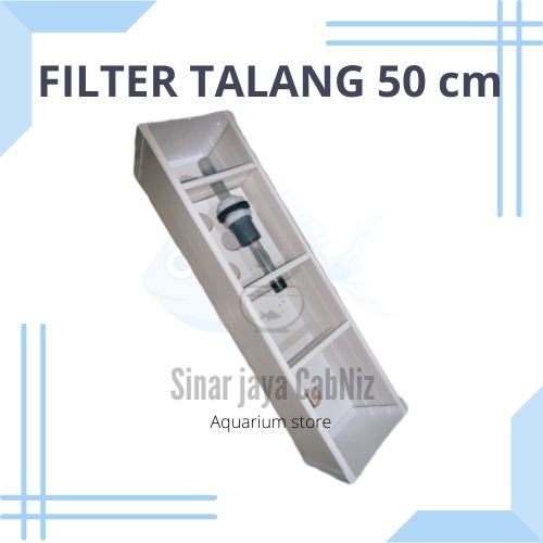Top Gutter Filter / Aquarium Filter Box Size 50cm | Shopee Philippines
