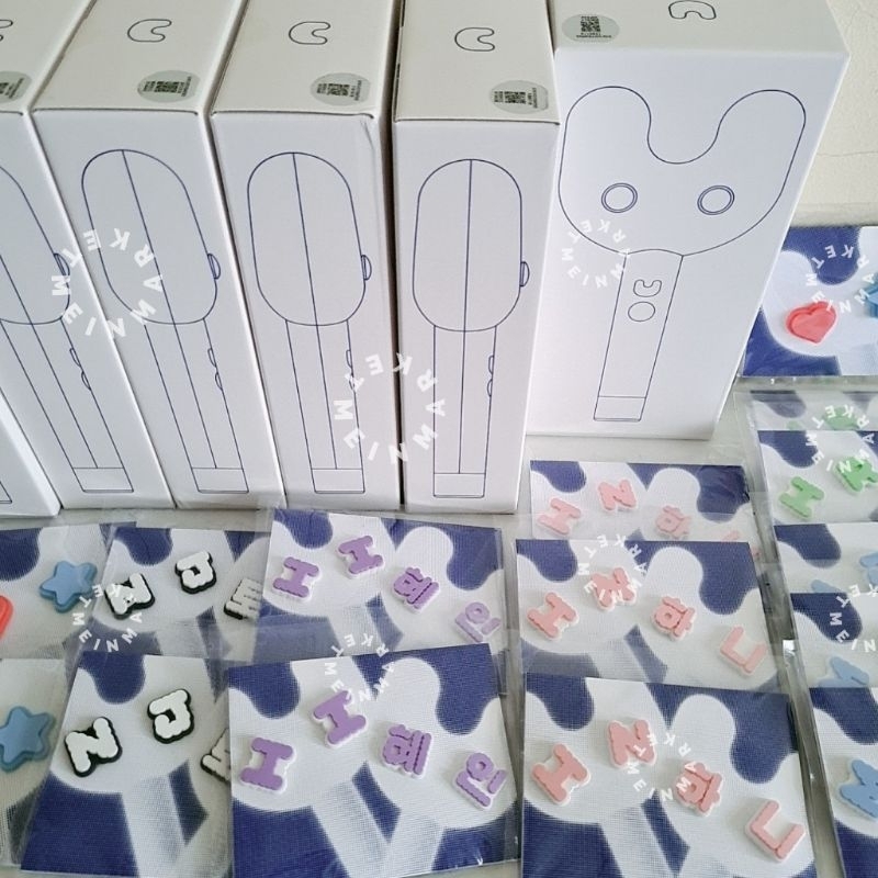 OFFICIAL LIGHTSTICK NEWJEANS + LS PARTS Binky Bong / LS Light Stick New ...