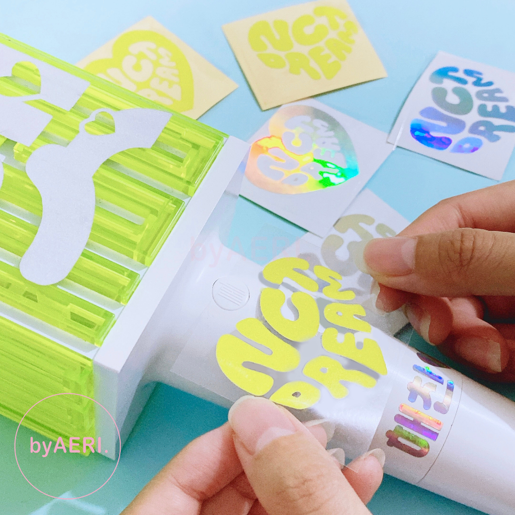 LCT DREAM MINI LOGO (LIGHTSTICK DECO STICKER REFLECTIVE HOLOGRAM ...
