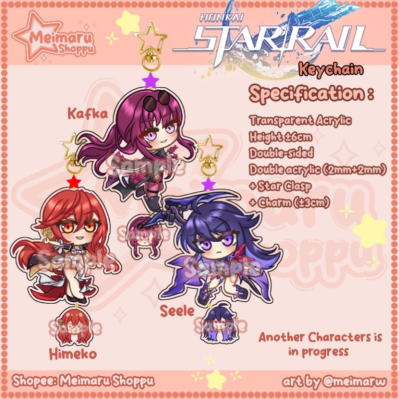 GANTUNGAN [Meimaru Shoppu] [BUY 1 GET 1 + FREE GIFT] Himeko Honkai Star ...