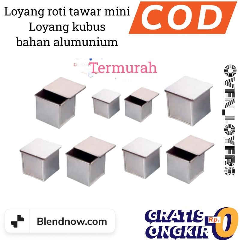 Cube white bread pan / mini white bread mold | Shopee Philippines