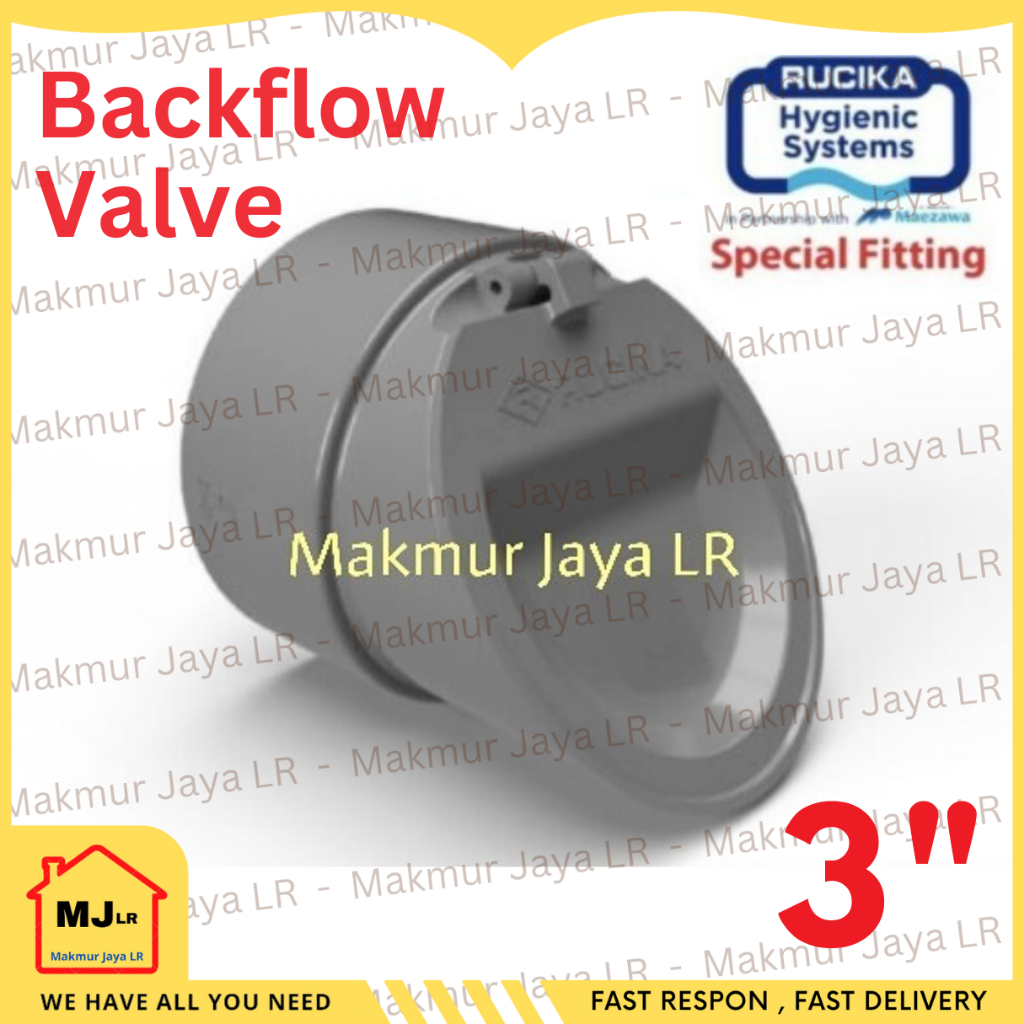 Backflow Valve 3" 3 inch RUCIKA PVC Pipe Cap anti back flow Rat & Odor