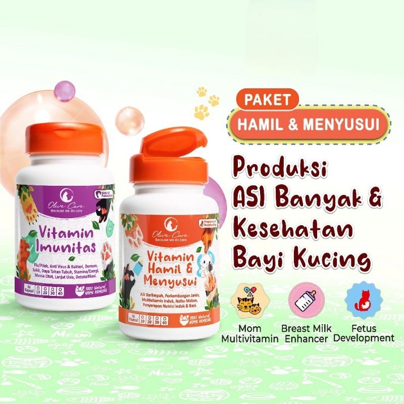 Package Of Vitamin For Pregnant Women Breastfeeding & Olive Care