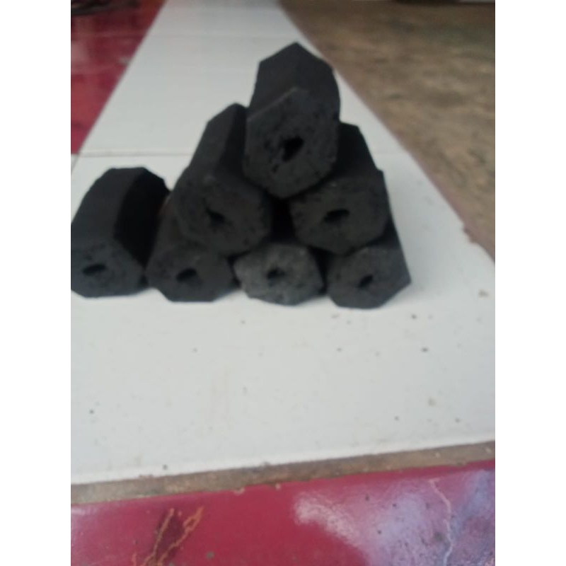 1kg coconut shell aram briquettes contains 7 pcs | Shopee Philippines