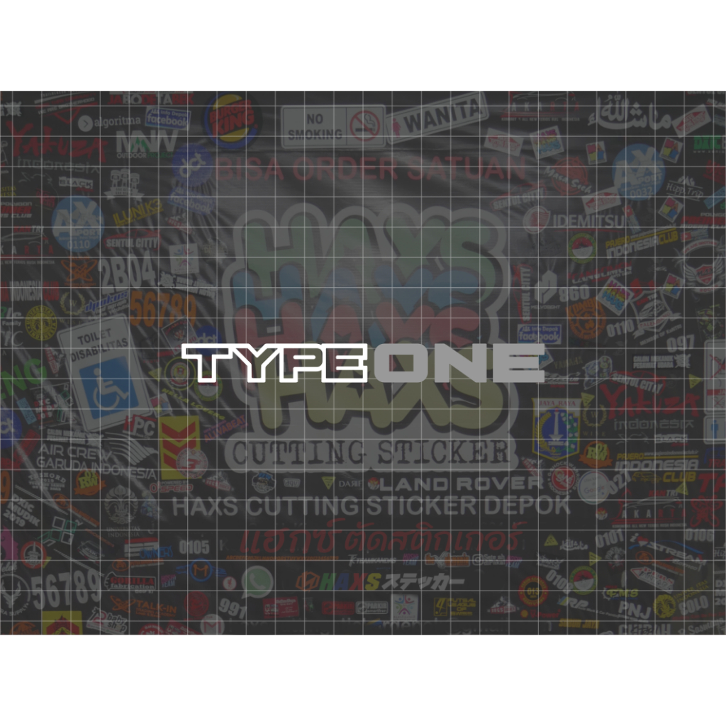 Cutting Sticker JDM Type One Size 20cm For Car V2 | Shopee Philippines