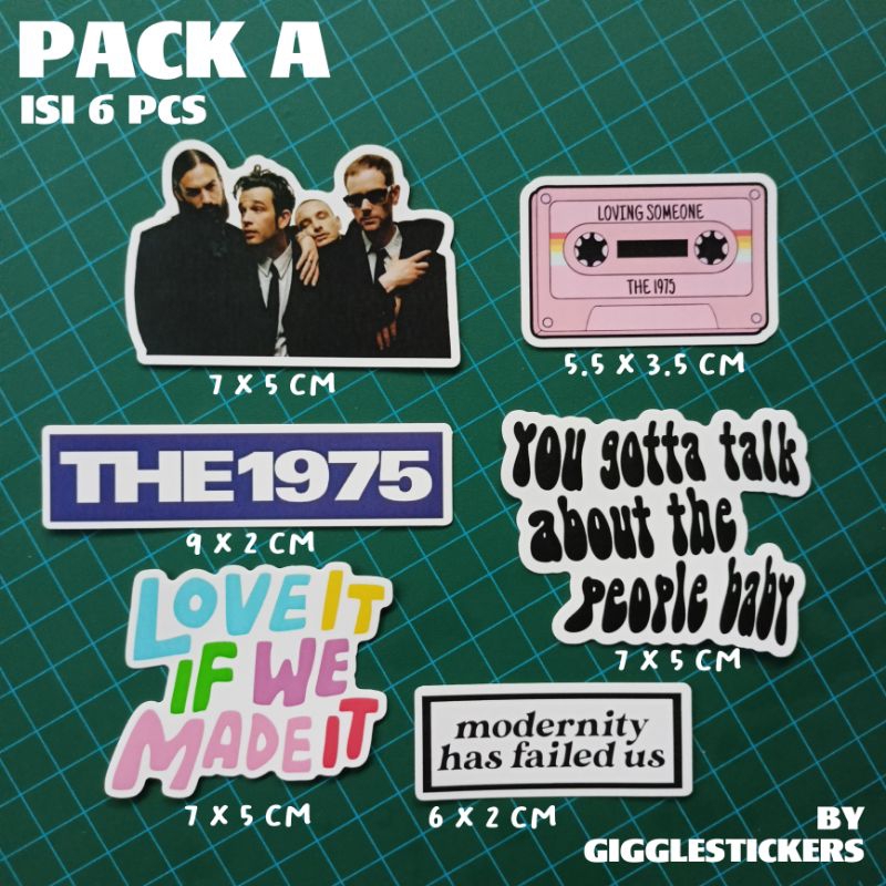 Sticker The 1975 Band Pack | Shopee Philippines