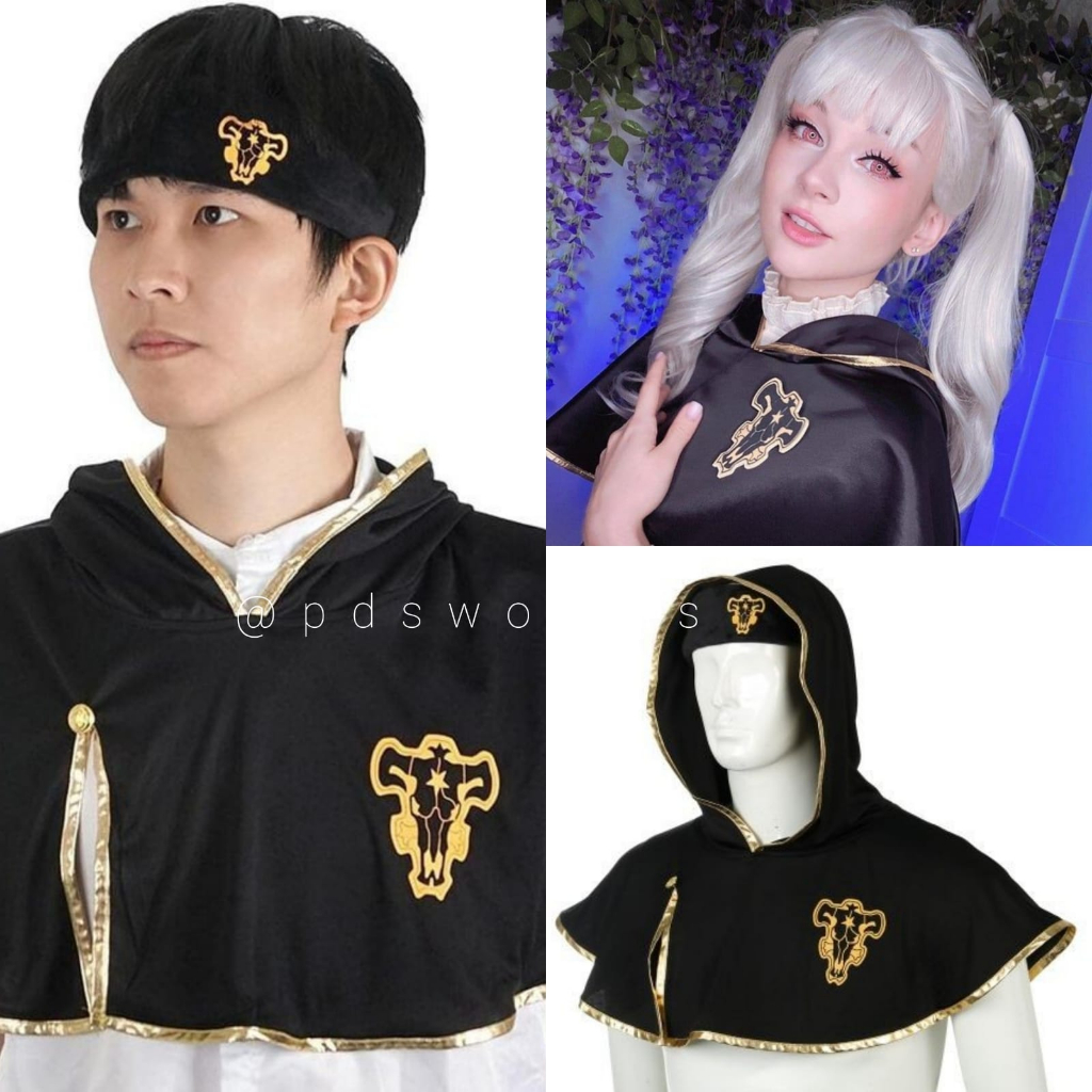 BLACK CLOVER COSPLAY HEADBAND ROBE ASTA NOELLE YAMI | Shopee Philippines