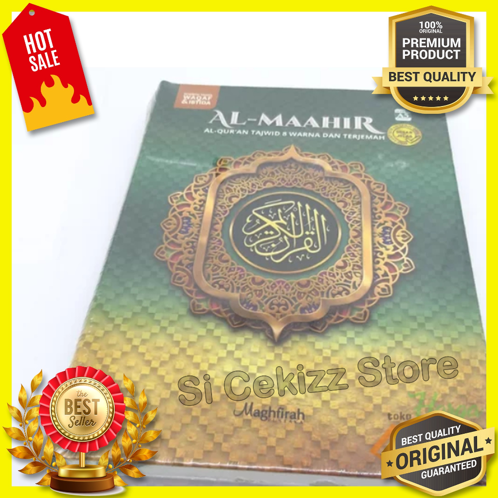 Al Quran - AL MAAHIR (Tajwid & Color And Translation) - A5 Medium ...