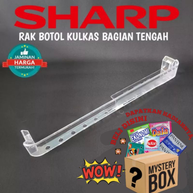 SHARP Refrigerator Drink Rack Middle Section 4cm High 42cm Length ...