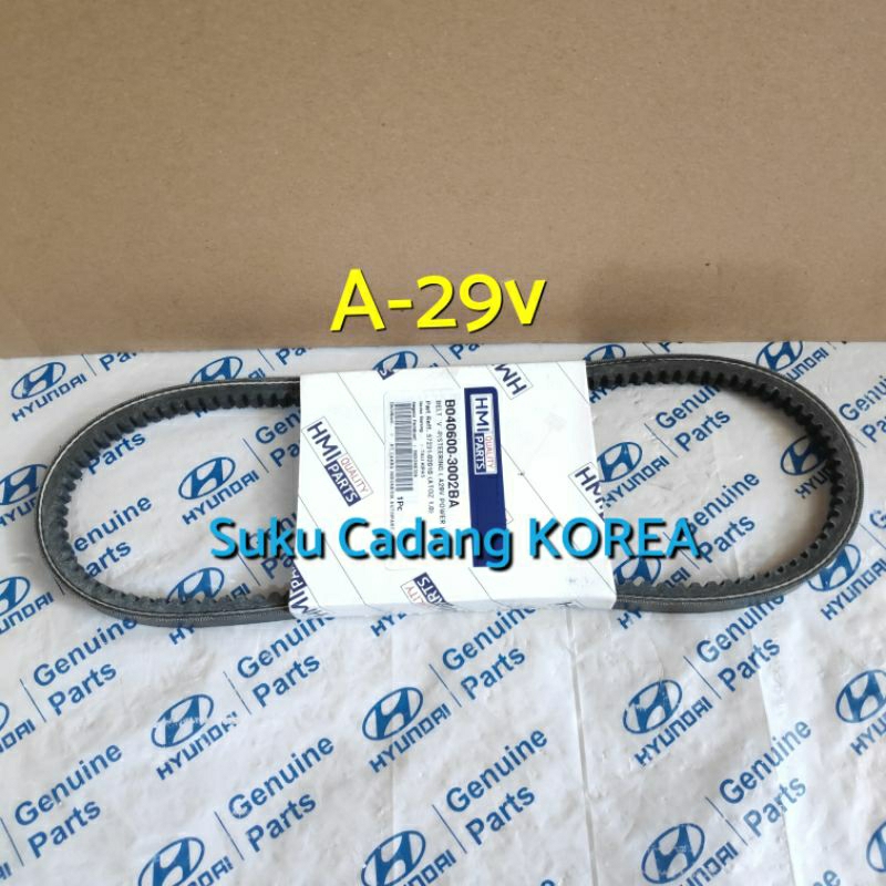 V belt fan belt Pump power steering Hyundai Atoz KIA Visto Size A 29V