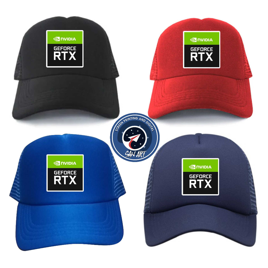 Nvidia Rtx logo trucker Net Hat | Shopee Philippines