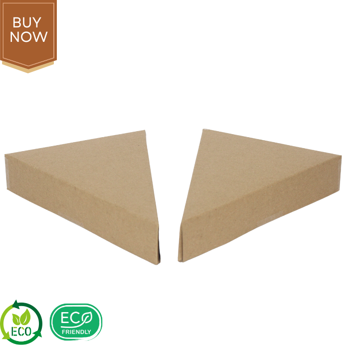 Crepe Snack Packaging Box, Laminated Triangle Pizza Slice Packaging Box ...