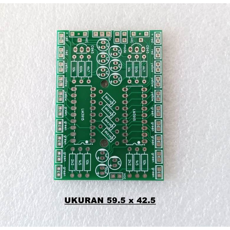 Pcb Stereo LM3915 VU Meter 10 Led | Shopee Philippines