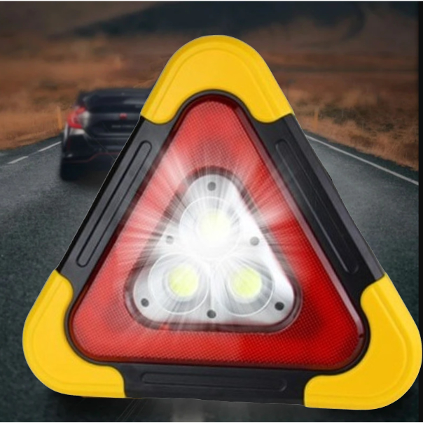 Emergency Triangle Warning Sign Solar Powered LED Light | Shopee ...