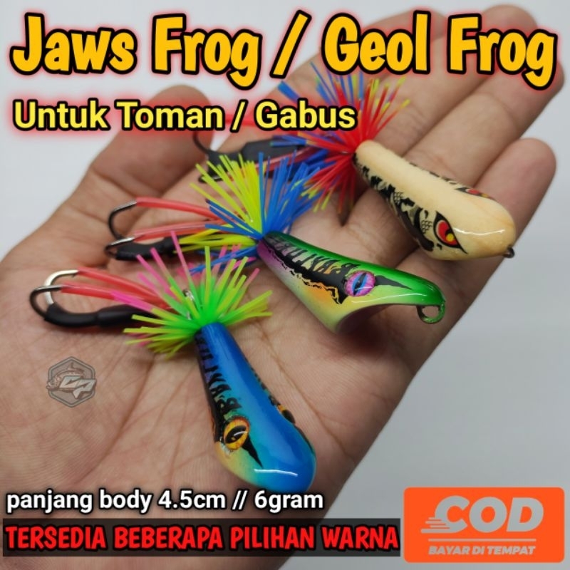 Jaws FROG/GEOL FROG/Cork Bait/TOMAN Bait | Shopee Philippines