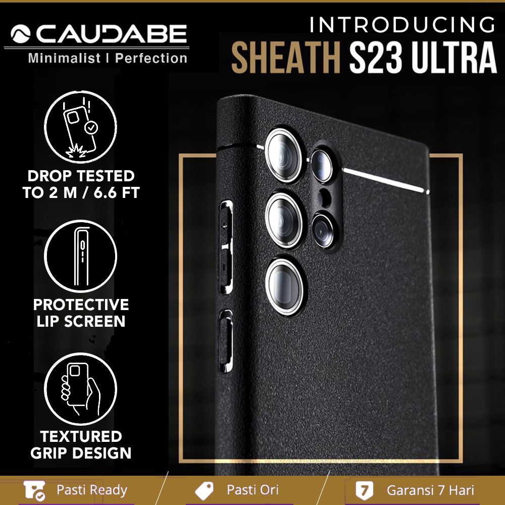 Premium Caudabe Sheath Case Samsung Galaxy S23 Ultra 5G Luxury