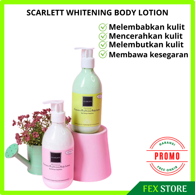 Scarlett Whitening Body Lotion Whitening Original BPOM Shopee Philippines
