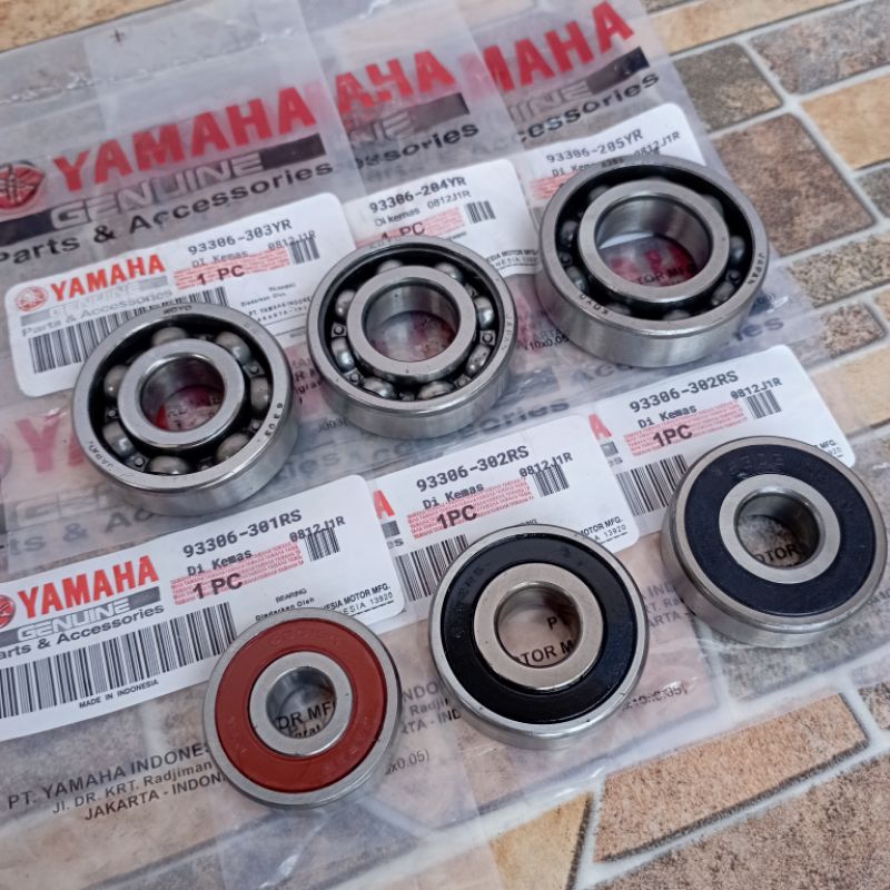 Bearing gearbox Bearing Ratio set nmax aerox lexi freego 1set 6pcs