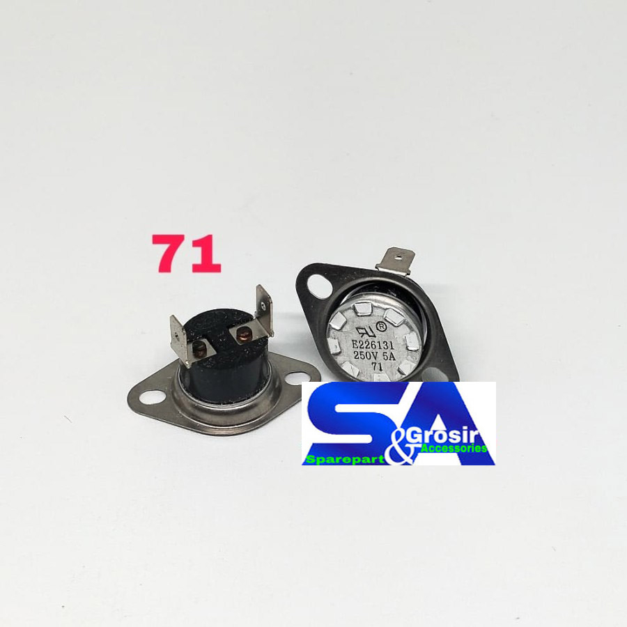Thermostat 71 Bimetal Automatic Switch Rice Cooker Dispenser Shopee