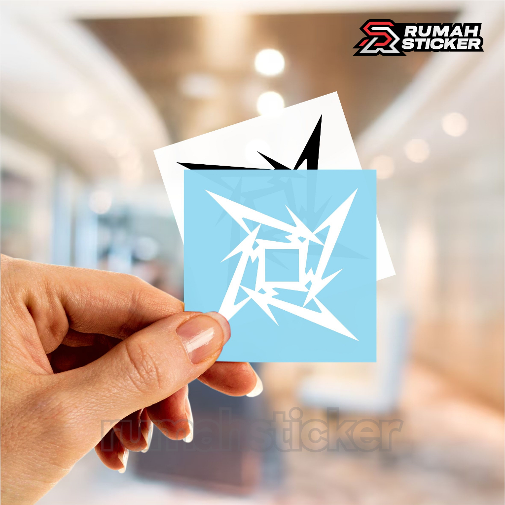 [rumahsticker] Sticker Cutting Logo Band Rock Metallica Star | Shopee ...