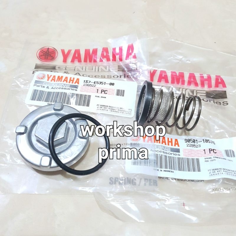 MESIN Bolt tap 1S7 tab Bottom Engine Oil Drain Cap R15 old new vva v2