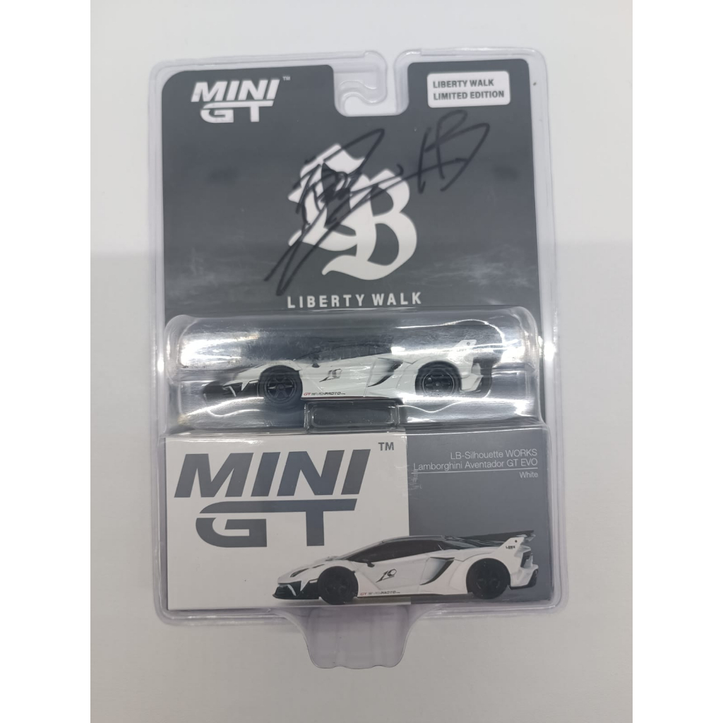 Mini GT LBWK Liberty Walk Lamborghini Aventador GT EVO White Original ...