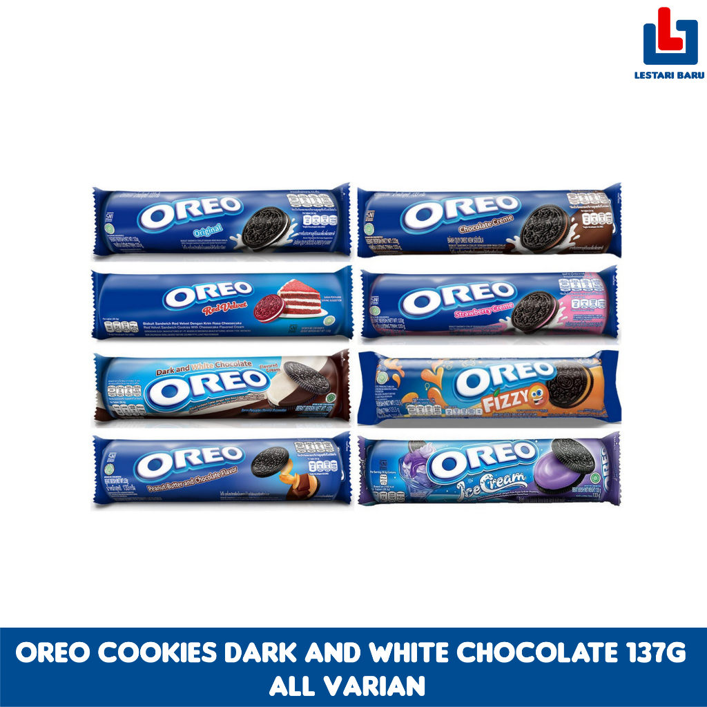 Oreo Cookies Dark & White Chocolate 137g All Variants | Shopee Philippines