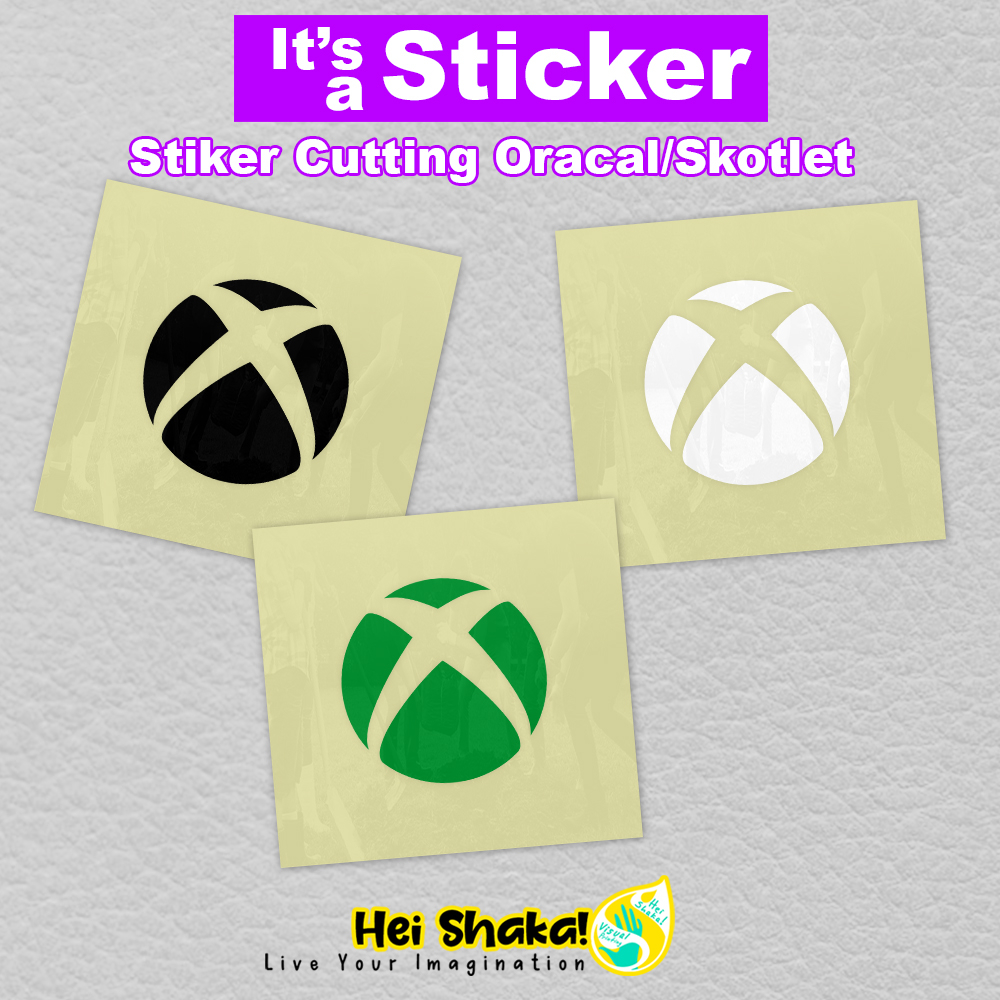 Xbox Series XS One 360 Cutting Sticker Embossed Gaming Sticker Oracal ...