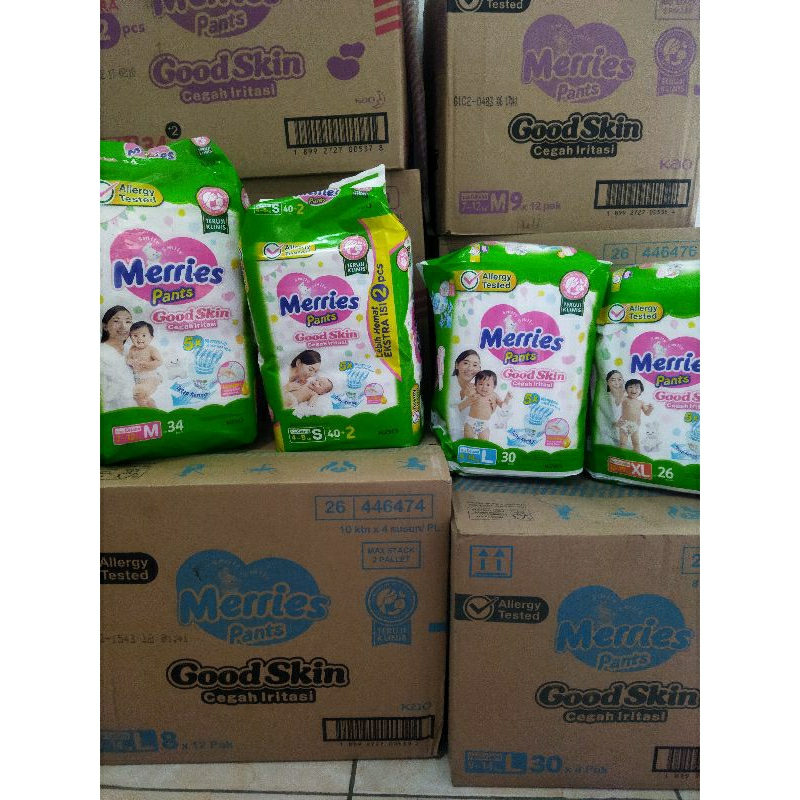 Merries S40/M34/L30/S26 | Shopee Philippines