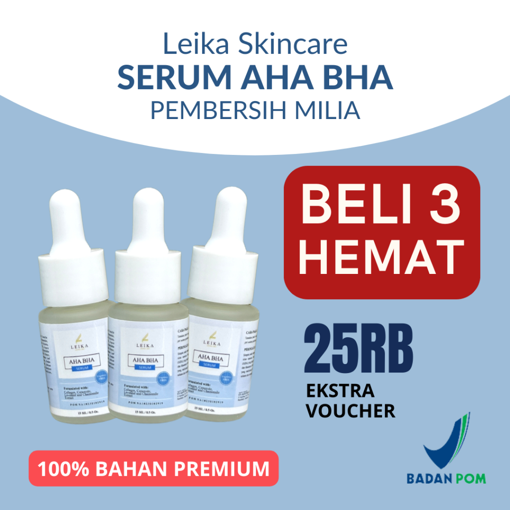 MATA Package 3 Serum AHA BHA Buy 3 More Save On Milia Removal Medicine