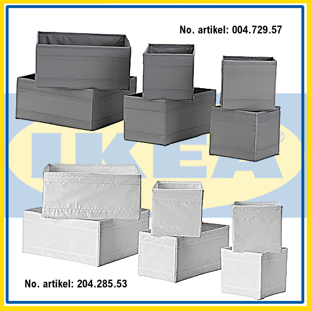 Storage Box Organizer Wardrobe Box (1pcs) Drawer Divider IKEA Skubb