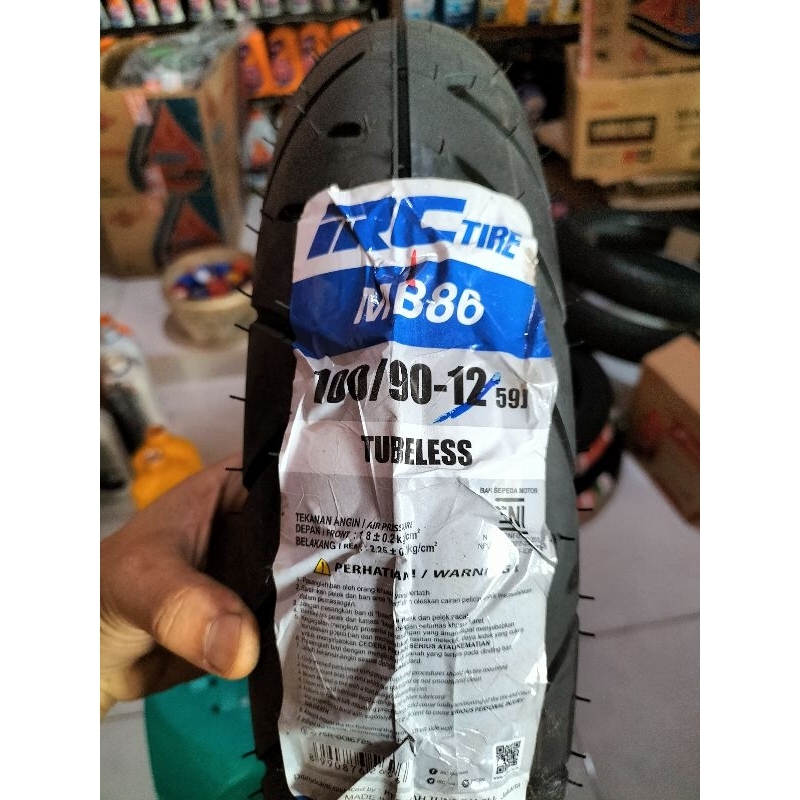 Tire IRC TUBLES 100/90/12 SCOPY FRONT R12/FREEGO/GENIO MB86/NR82TUBLES ...