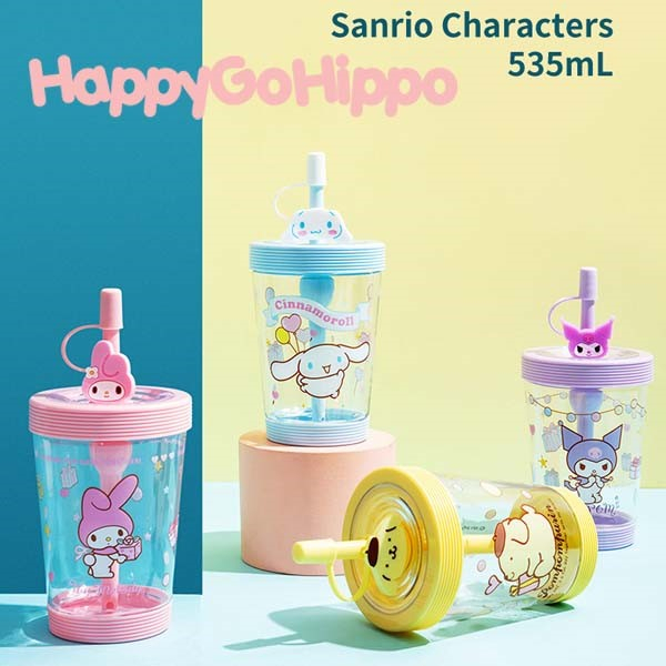 Sanrio Straw Drinking Bottle/ Sanrio x Miniso Tumbler/ Miniso Super