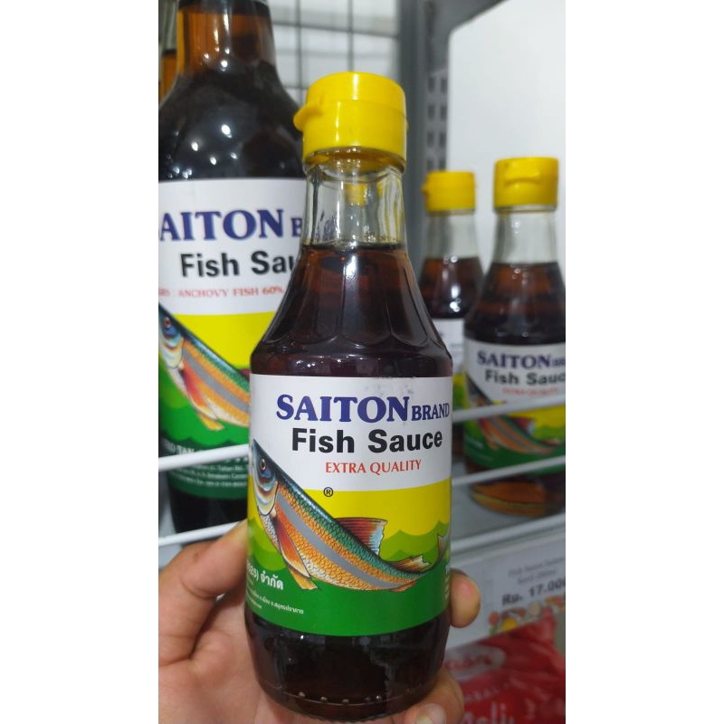 Thai Fish Soy Sauce SAITON Fish Sauce 200ml Hulo Fish Sauce 200ml