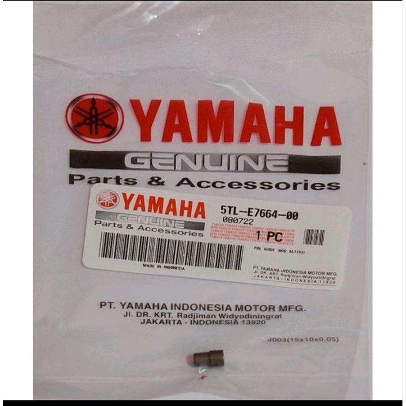 Pin GUIDE/ PIN SLIDING House ROLLER MIO MIO SMILE MIO SOUL 5TLE766400 100 ORIGINAL YAMAHA