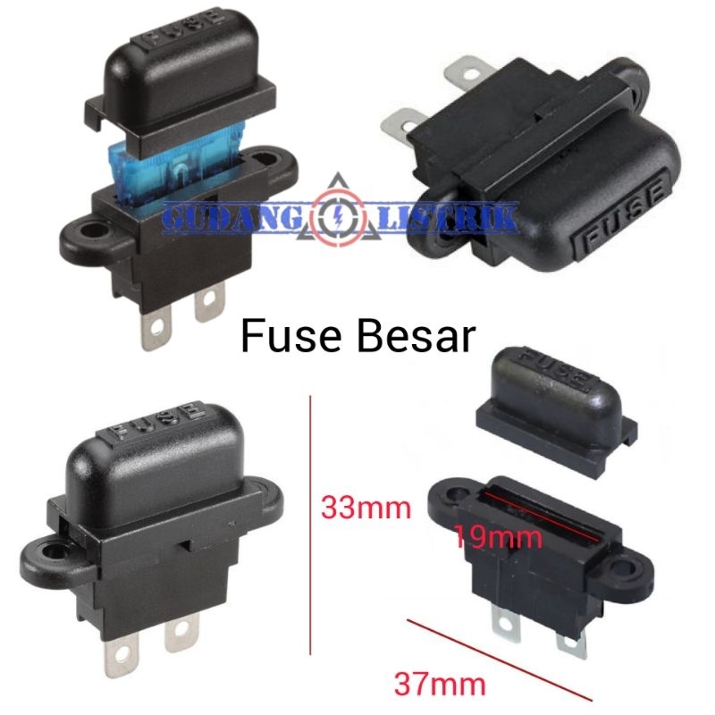 Fuse Housing Large Plug Fuse Housing Holder Socket Shopee Philippines