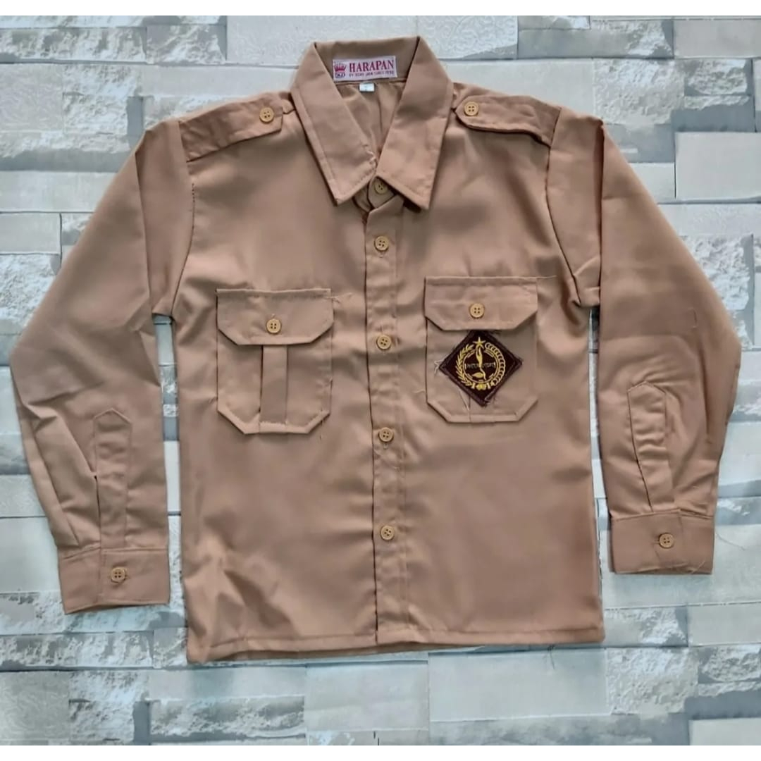 Long-sleeved scout uniform for elementary school boys for grades 1-6 ...