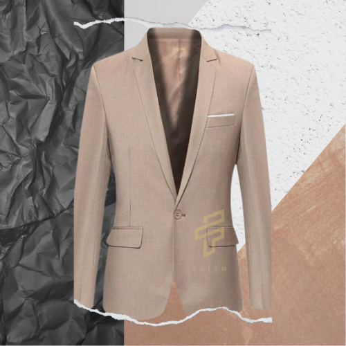 Faith - Men's Suits Cream Color Wedding Suits Blazer Men's Suits ...