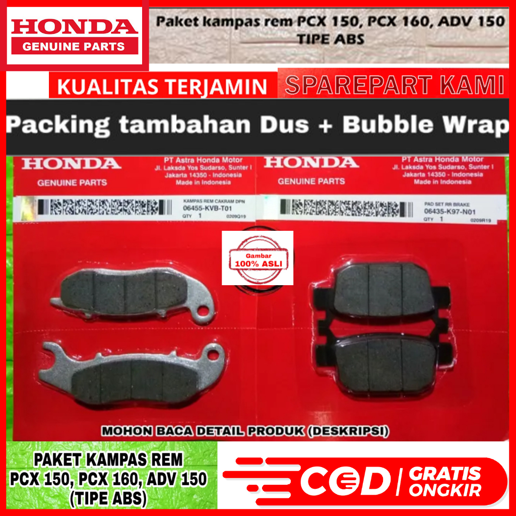 Pcx 150 ABS PCX 160 ABS ADV 150 ABS ADV 160 ABS STYLO 160 ABS Brake