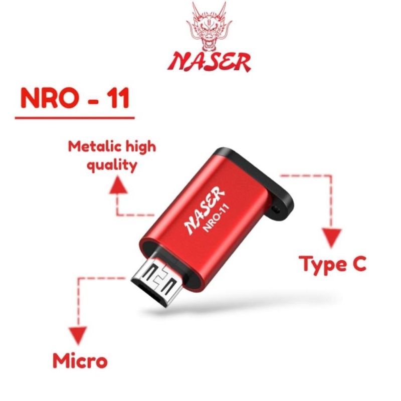 Naser OTG Type C to Micro USB NRO-11 / Connector Adapter Converter Type ...