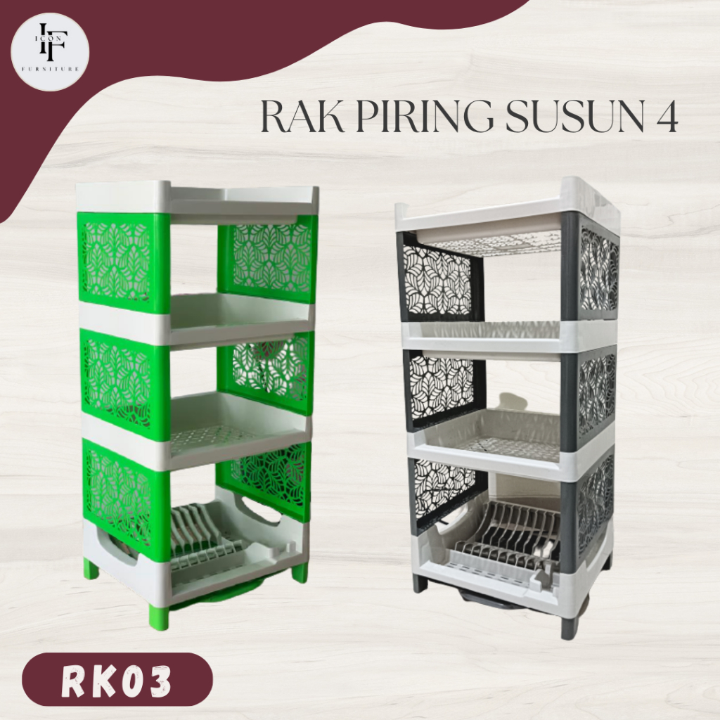 Dynamic 4 Stacking Plate Rack | Rk-03 Dish Rack | Disassembled Dish ...