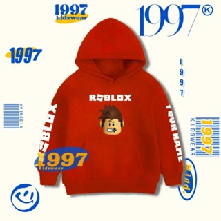 8COLOR ROBLOX GAME GAMER KIDS HOODIE JACKET 1-110 YEARS OLD SWEATER JACKET  FOR BOYS & GIRLS BABY BABIES HOOD SWEAT SHIRT SWEATSHIRT PULLOVER PULL OVER  TOP TOPS CARDIGAN RAIN COAT MALL PULL