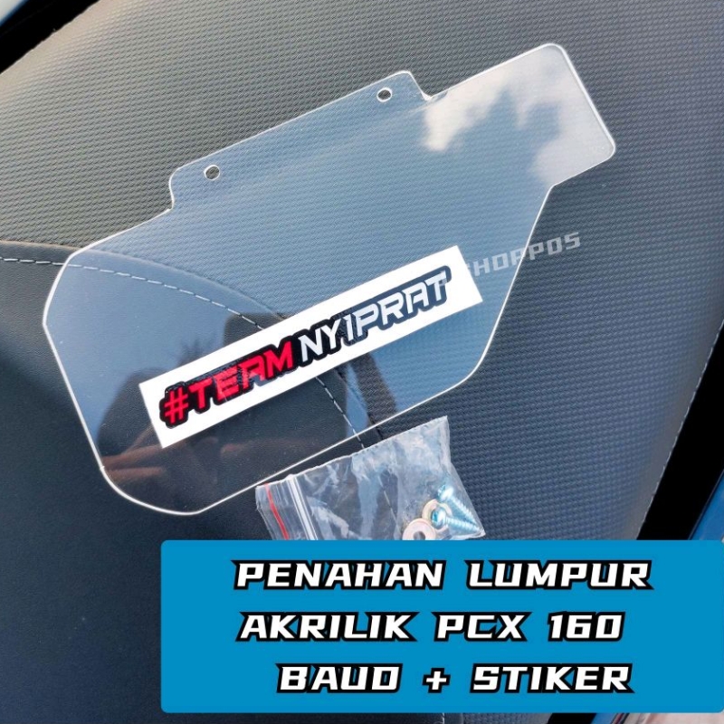 Mudflap PCX 160 Thick Acrylic Material And Transparent Rubber Material ...