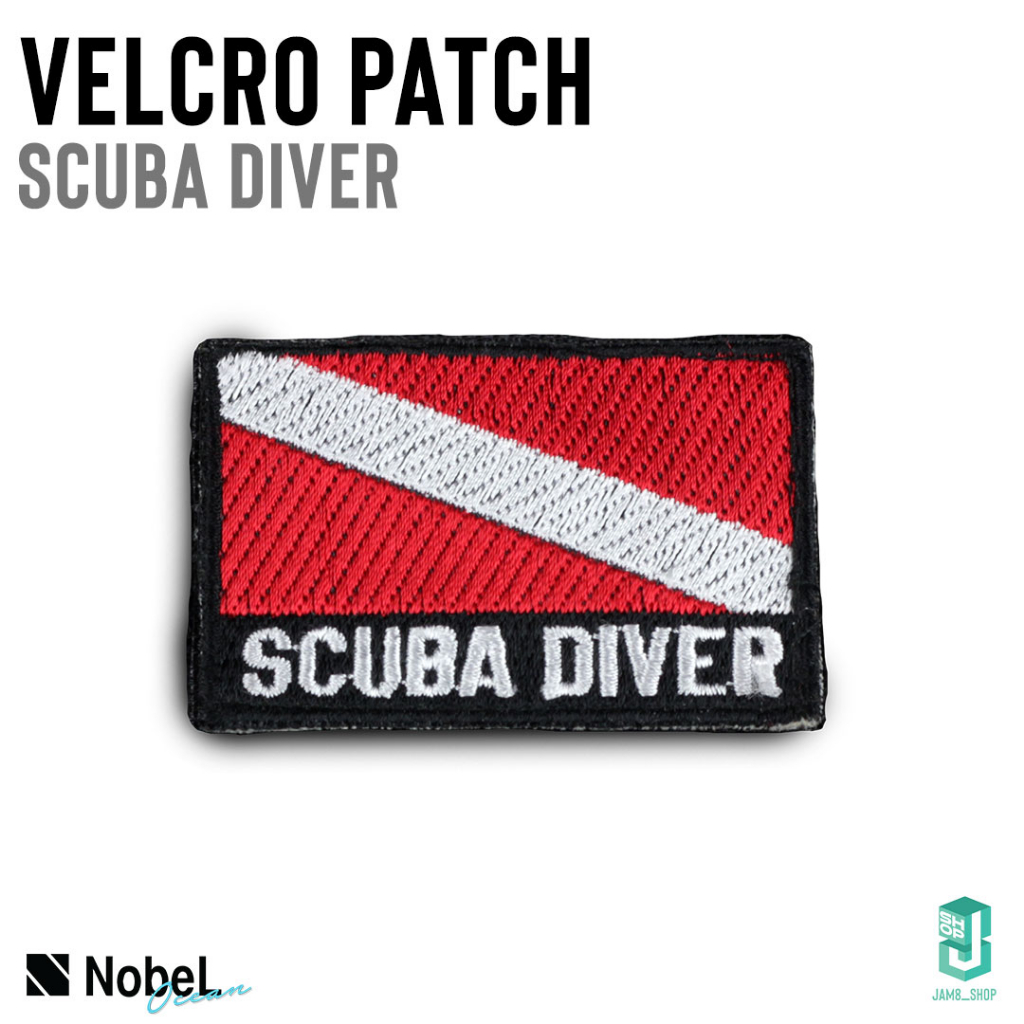 Velcro Patch Scuba DiverNobel OutdoorEmbroidery Shopee Philippines