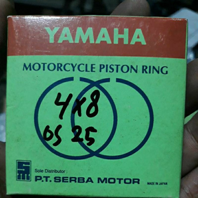 Yamaha Rxs Rx Special Piston Piston Ring Yt Ori Made In Japan Shopee Philippines