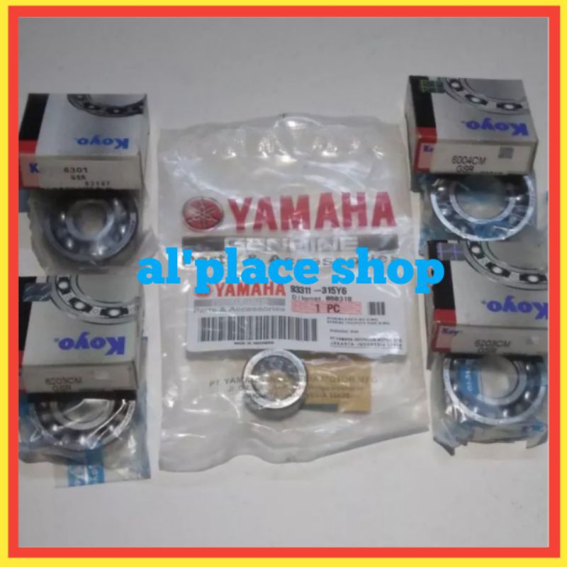Bearing gearbox Ratio set Mio j Mio sporty Mio smile Nouvo XRide 115 Fino 115 soul original