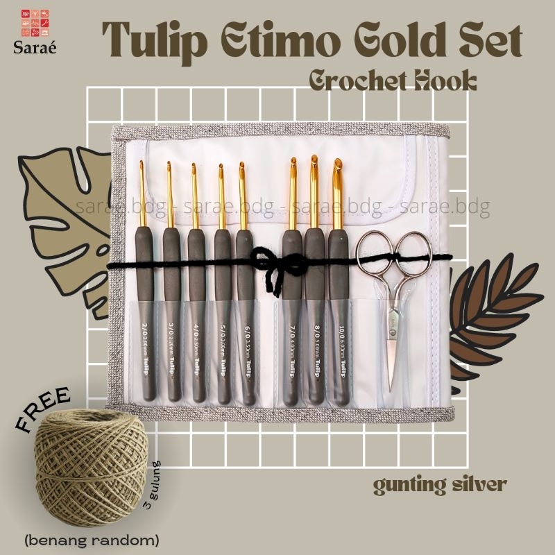 Tulip Etimo Steel Crochet Hook Set | Oriental Trading